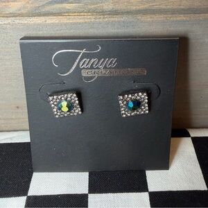 AB Crystal Stud Earrings
